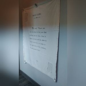 Dalai Lama cotton wall tapestry